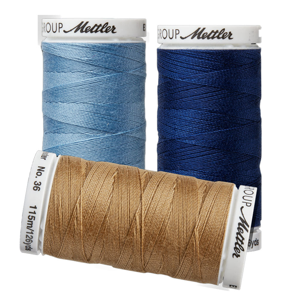 Mettler 100% Polyester 23/2 Extra Strong Thread Large Spools