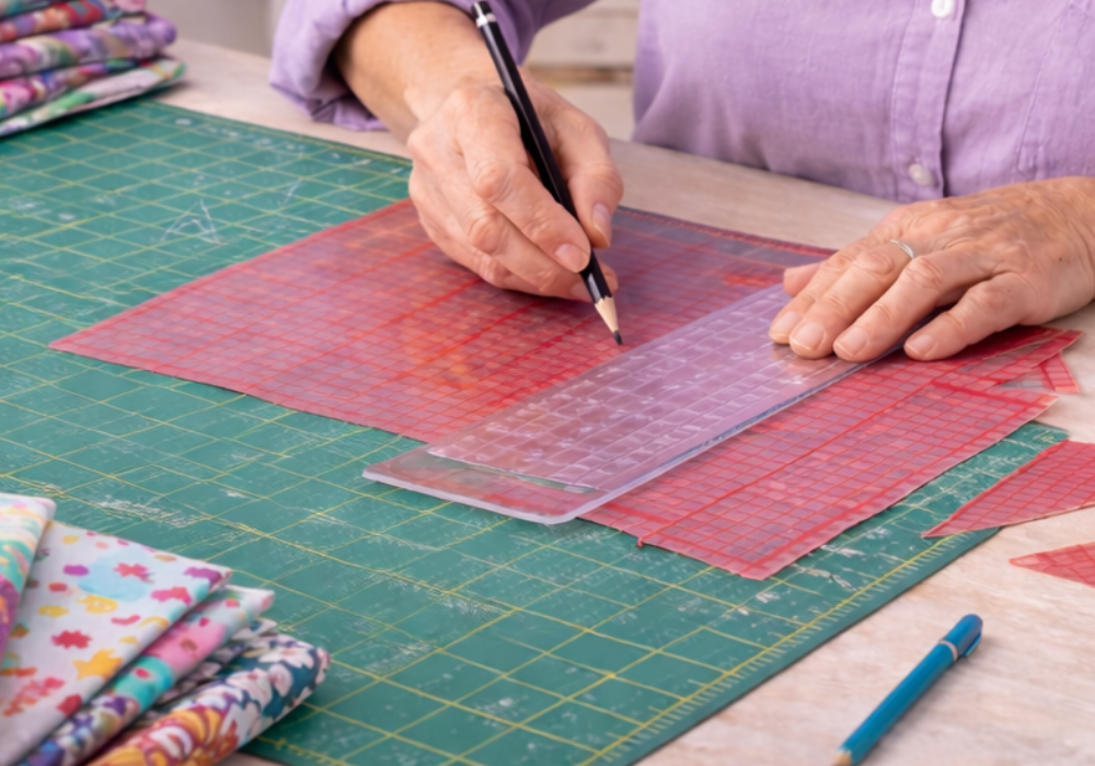 Template Sheets Gridded & Plain Plastic Template Sheets Quilt Direct
