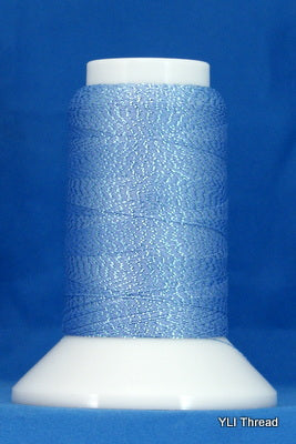 YLI Woolly Nylon 500m Metallic Blue OM315