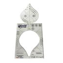 Quilter's Rule ¼" Nested Flame Petal Set of 4