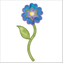 V-Stitch Designs Round Flower set -Digital Download