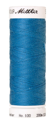Mettler Seralon 62/2 200m  100% Polyester Wave Blue 0022