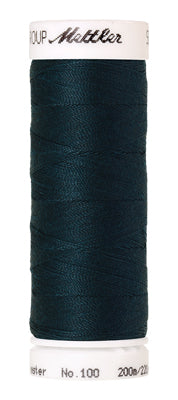 Mettler Seralon 62/2 200m  100% Polyester Dark Greenish Blue 0763