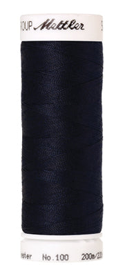 Mettler Seralon 62/2 200m  100% Polyester Dark Blue  0827