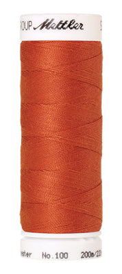 Mettler Seralon 62/2 200m  100% Polyester Dark Orange 1176