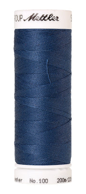 Mettler Seralon 62/2 200m  100% Polyester Steel Blue 1316