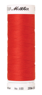 Mettler Seralon Thread 62/2 200m  100% Polyester Poppy 1458