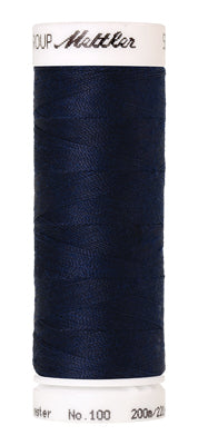 Mettler Seralon 62/2 200m  100% Polyester Midnight Blue 1465