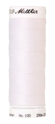 Mettler Seralon 62/2 200m  100% Polyester White 2000
