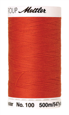 Mettler Seralon Thread 62/2 500m 100% Polyester Paprika 0450