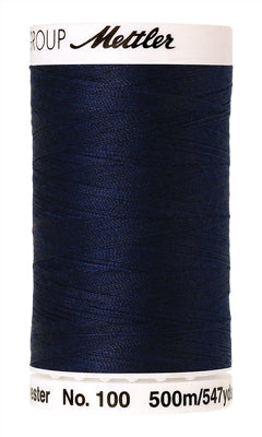 Mettler Seralon Thread 62/2 500m 100% Polyester Navy 0825