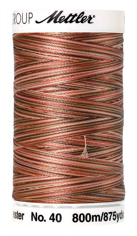 Mettler Polysheen Thread Multi 40wt 800m Autumn Spice 9302