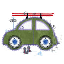 V-Stitch Designs Cute Car single 5 - Digital Download
