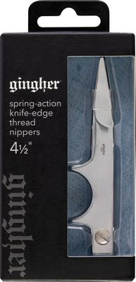 Gingher 4½" Scissors Spring Action Knife Edge Thread Nipper
