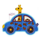 V-Stitch Designs Giraffe Cute Car  - Digital Download