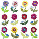 V-Stitch Designs Little Round Flower set -Digital Download