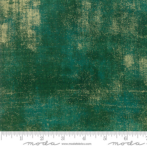 Moda Grunge Metallic Cotton Pine 525 (0.5m)