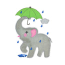 V-Stitch Designs Rainy Day Elephant - Digital Download