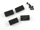 Emmaline Rectangular Strap End Caps ¾" Pack of 4
