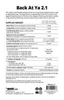 ByAnnie Back At Ya Pattern