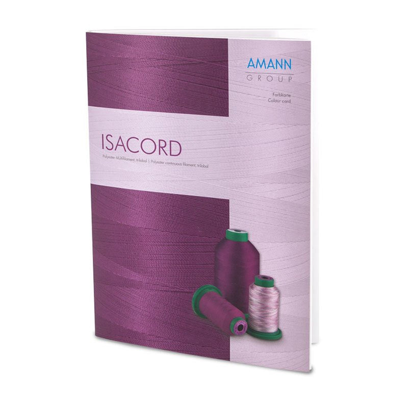 Amann Isacord Thread Shade Card