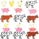 V-Stitch Designs Farm Animals set -Digital Download