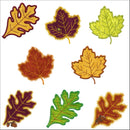 V-Stitch Designs Rustling Leaves 4 set -Digital Download