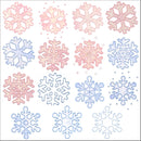 V-Stitch Designs Snowflakes 7 inch set -Digital Download