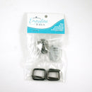Emmaline Mountain Saddle Bag Hardware Kit Nickel