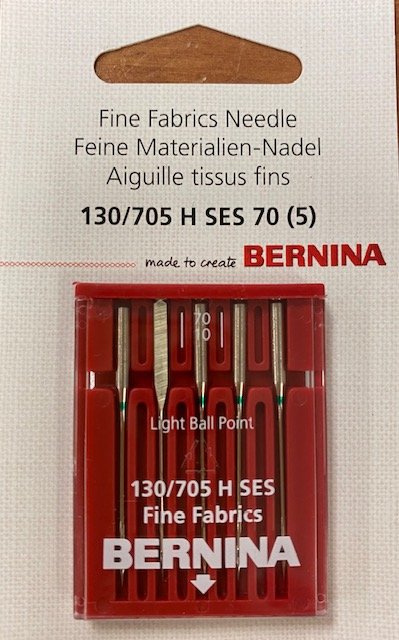 Bernina Light Ball Point needles (SES) pack of 5