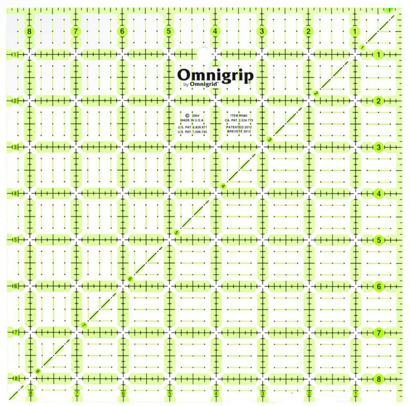 Omnigrip 8½" Square Ruler