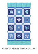 Benartex Bernina Amanda Murphy Snowflake Panel