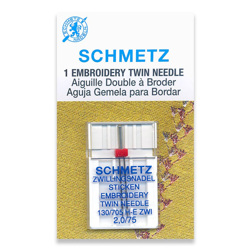Schmetz Embroidery Twin Needles