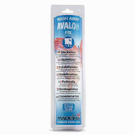 Madeira Wash Away Avalon Fix  Stabilizer 24cm x 1m