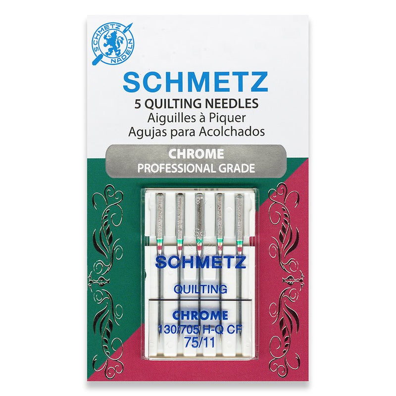 Schmetz Chrome Quilting Needles Pack of 5
