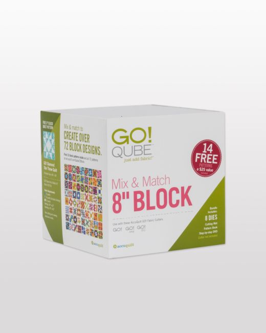 Accuquilt Go! Qube Mix & Match 8" Block