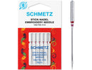 Schmetz Embroidery Needles Pack of 5
