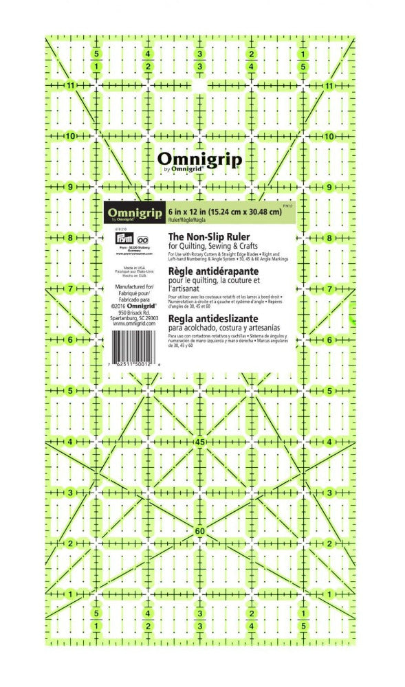 Omnigrid 1 x 6 ” ruler – Craft Enablers