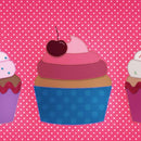 Crafters Edge Cupcake Set of 6 Fabric Cutting Dies