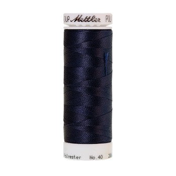 Mettler Polysheen Thread 40wt 200m Midnight Blue 3363