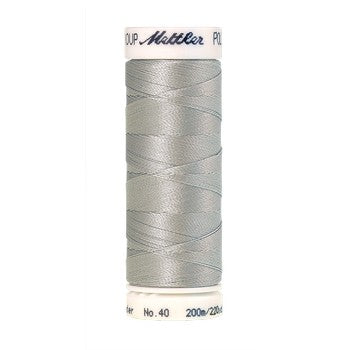 Mettler Polysheen Thread 40wt 200m Silver 3971