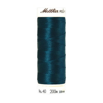 Mettler Polysheen Thread 40wt 200m Deep Sea Blue 4442