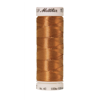 Mettler Metallic Thread 40wt 100m Copper Gold 1134