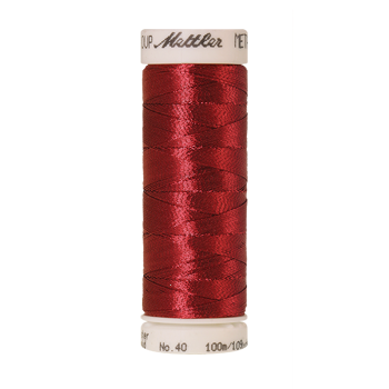Mettler Metallic Thread 40wt 100m Bright Rubin 1723