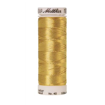Mettler Metallic Thread 40wt 100m Inka Gold 2108