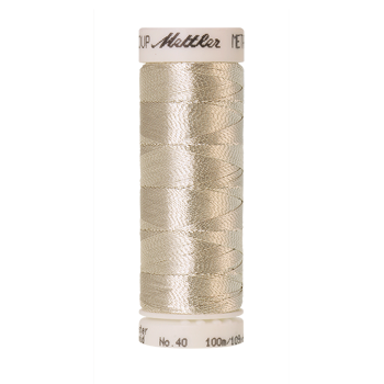 Mettler Metallic Thread 40wt 100m Silver 2701