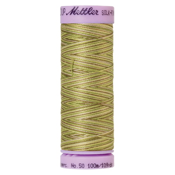 Mettler Cotton Thread Multi 50/3 100m Green Tea 9820