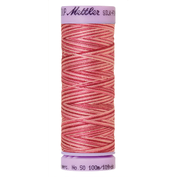 Mettler Cotton Thread Multi 50/3 100m Cranberry Crush 9846