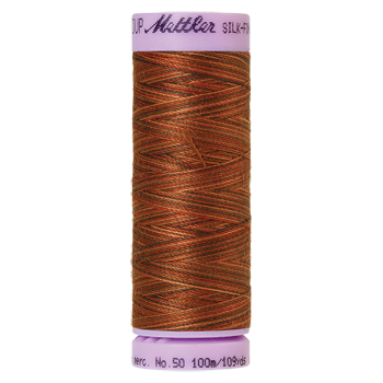 Mettler Cotton Thread Multi 50/3 100m Chocolatte 9852