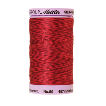 Mettler Cotton Thread Multi 50/3 457m Midnight Garnet 9845